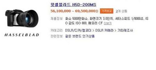 6천만원짜리 카메라를 사야했던 이유