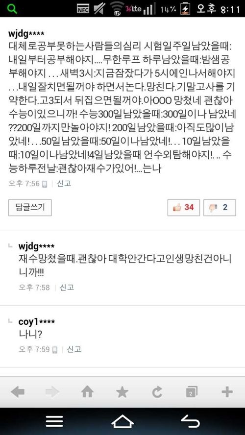 공부 못하는 사람들의 심리