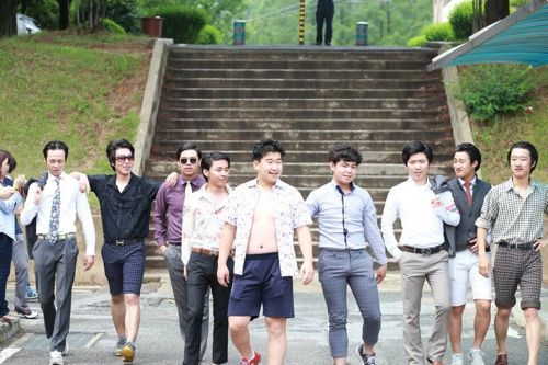 광주공업고등학교의 졸업사진