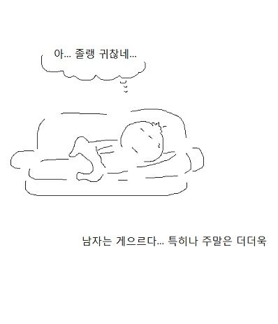 게으른 남자만화.jpg