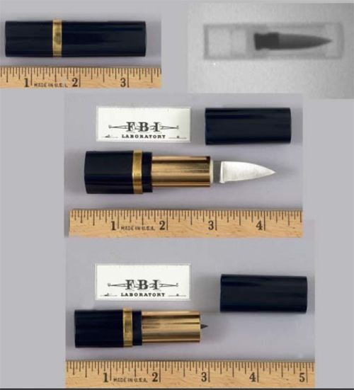 FBI가 공개한 압수된 암살용 무기