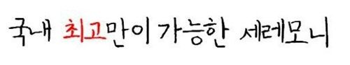 국내최고들의 세레머니