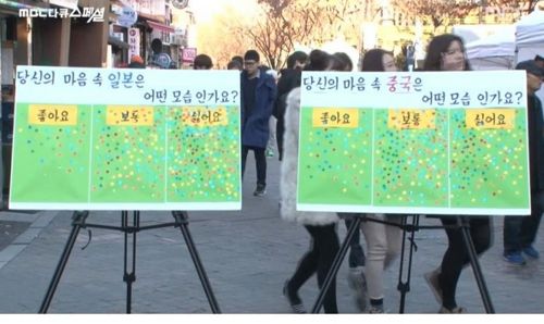 중국인들이 생각하는 한국과 일본