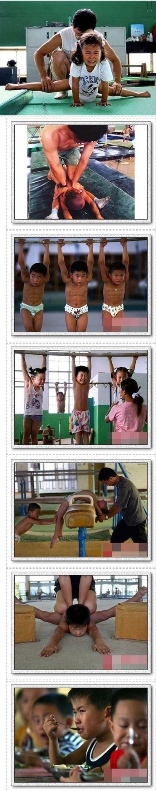 생지옥이 따로 없는 중국 서커스단의 어린이들