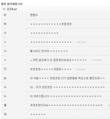아저씨 '흐엉흐엉' 주세요