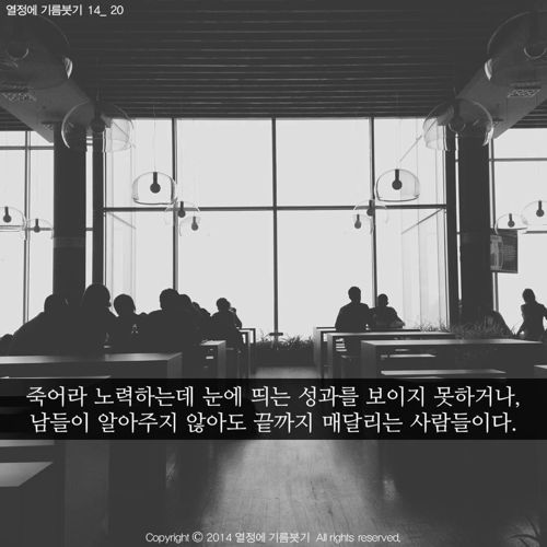 [스압]당신은 지금 성장하지 않는 것이 아니다