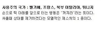 [스압]해외에서 주의해야 할 제스쳐