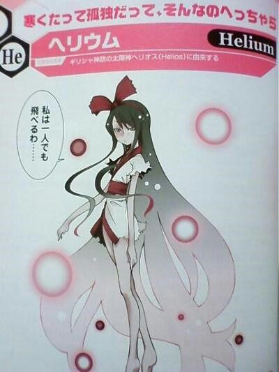 열도의 원소,화학기호 모에화