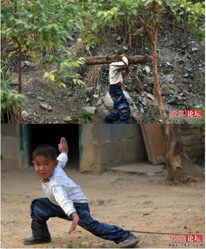 산속에 혼자 살고잇는 6살.jpg