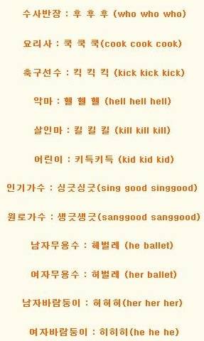 [유우머]직업별 웃음 소리