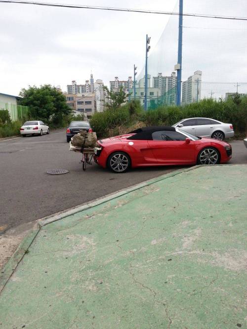 3억짜리 자전거 거치대
