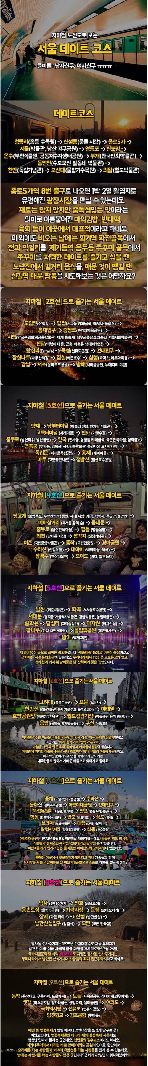 언젠가는 쓸일이 있을 데이트꿀팁