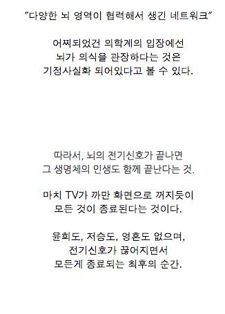 인간의 영원한 미스테리 죽음 진짜 끝일까?