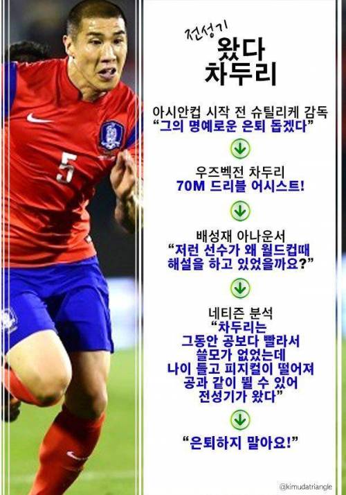 왔다 차두리!