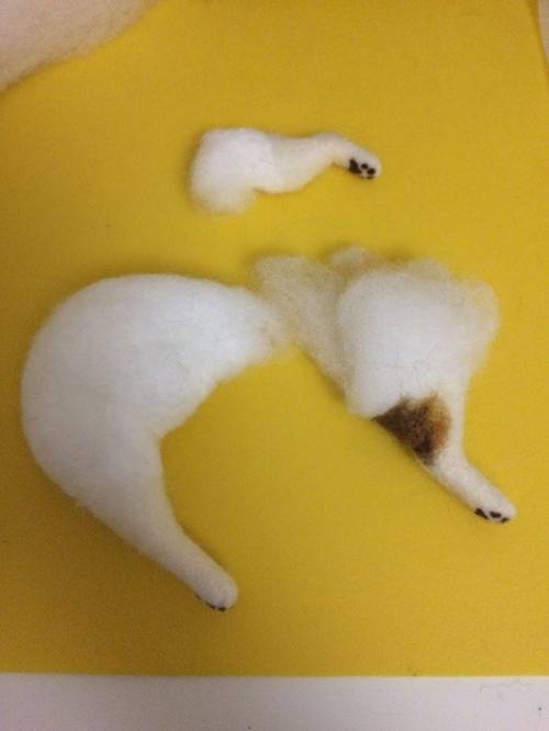 고양이 털로 만든 고양이