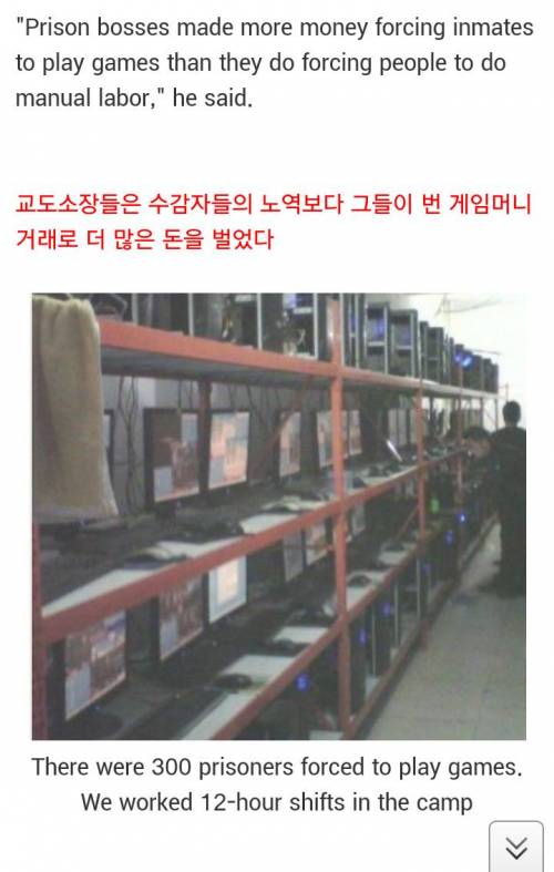 대륙 온라인 게임 작업장의 실체.jpg
