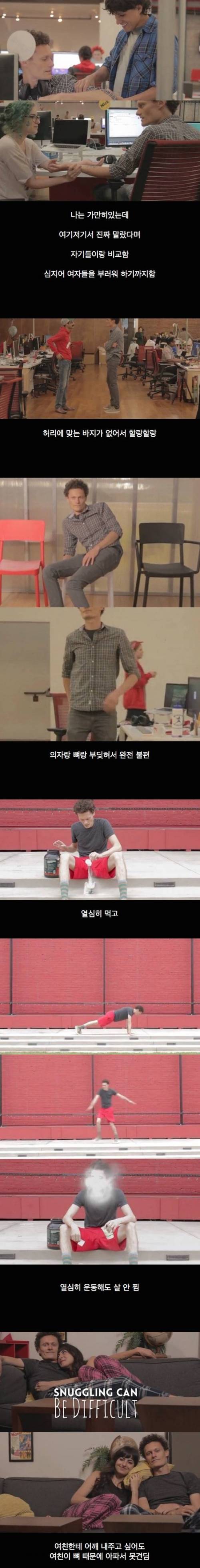 마른 남자들의 스트레스