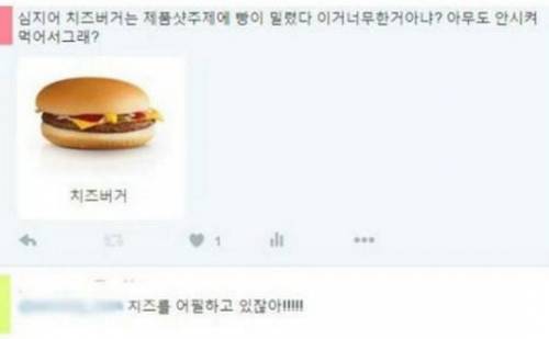 맥X날드 치즈버거 만화.jpg