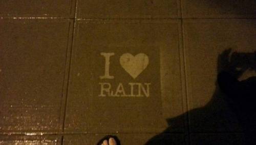 시애틀, 비 오는 날에만 볼 수 있는 거리 미술