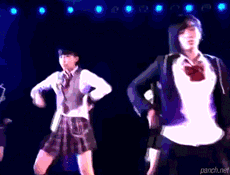 살벌한 일본 아이돌.gif