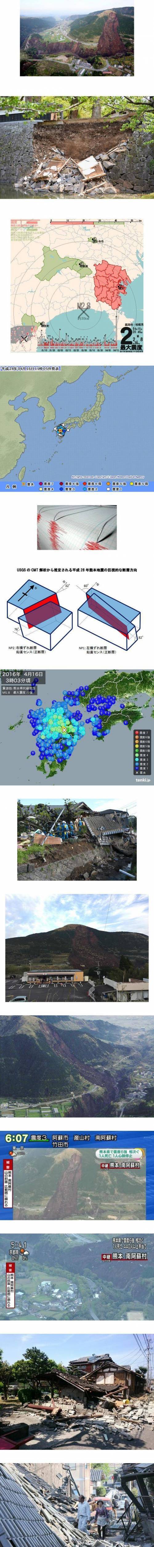 일본 구마모토 지진의 위력. jpg