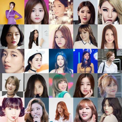 걸그룹 얼굴맞추기, 몇명이나 아십니까?