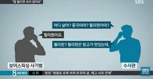 보이스피싱에 면역이 된  사람들