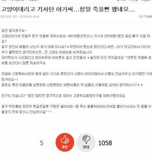 고양이 데리고 기차 탄 아가씨.jpg