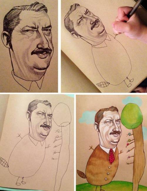 4살 딸과 콜라보한 작품