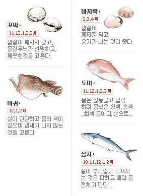[북마크용]제철음식 캘린더