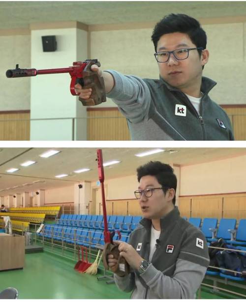 진종오가 사용하는 세상 하나뿐인 스위스산 권총