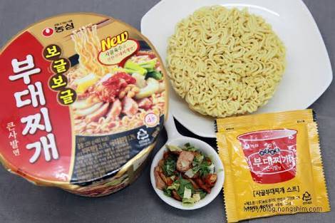 농심 부대찌개 큰사발면 후기