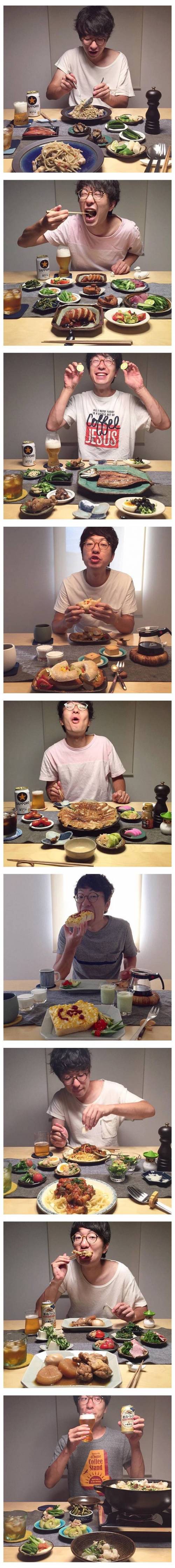 남편 잘 먹이고 있다는 것을 인증