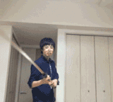 칼을 멋지게 쓰는 법 .gif
