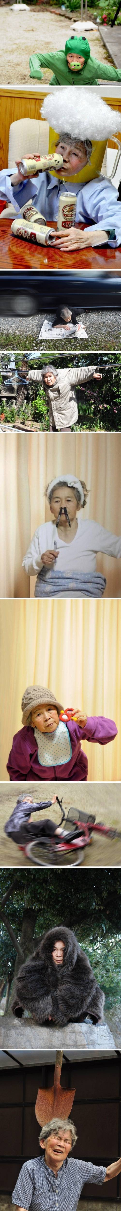 일본의 88세 셀카 할머니...jpg