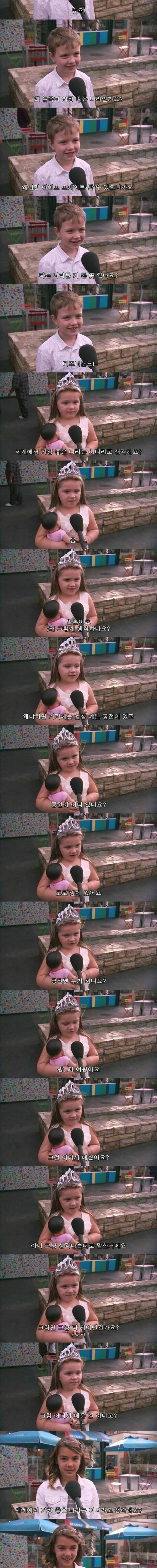 천조국 아이들이 좋아하는 나라