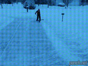 신개념 제설법.gif