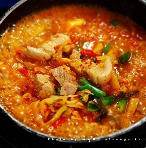 김치찌개 꽁치 vs 참치 vs 돼지고기