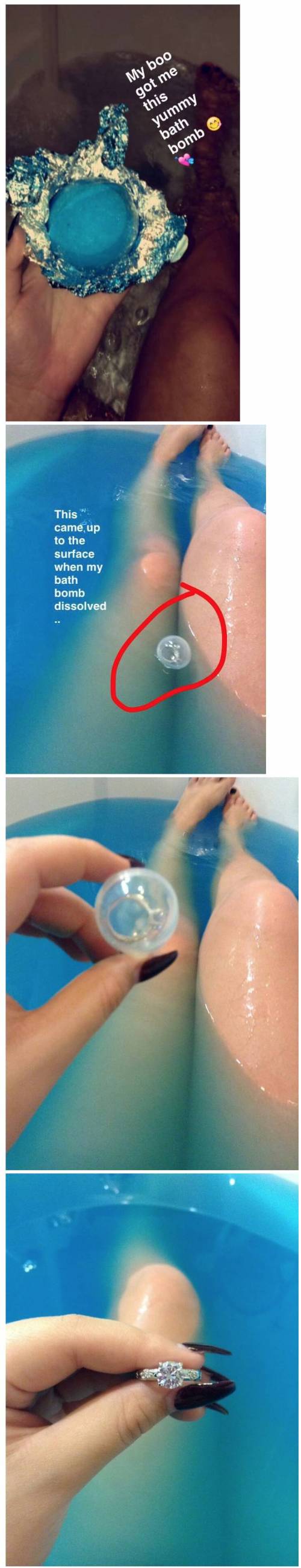 남친이 선물한 입욕제를 욕조에 풀었다.jpg