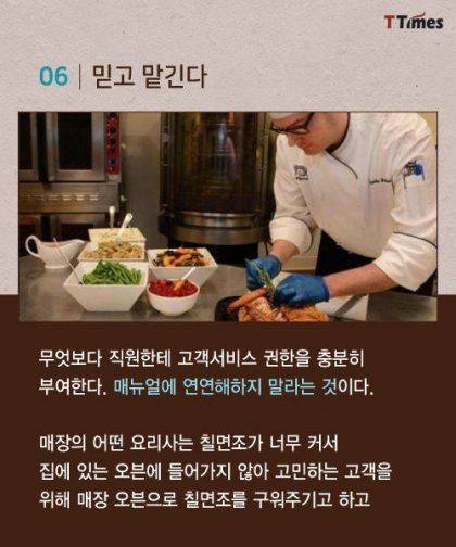 직원이 먼저 고객은 그 다음
