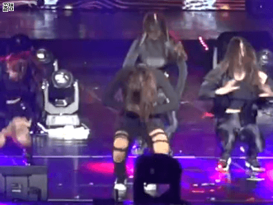 걸그룹 안무실수.gif