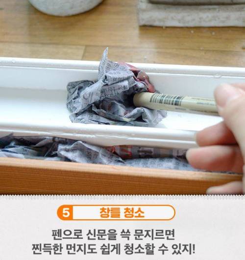 신문지가 이렇게 만능템이었나?