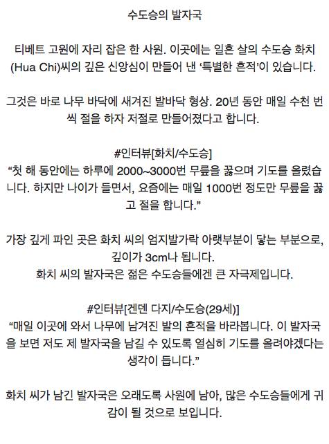 수도승이 20년간 기도한 자리.jpg