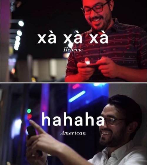 세계 각국의 사람들이 웃는 법