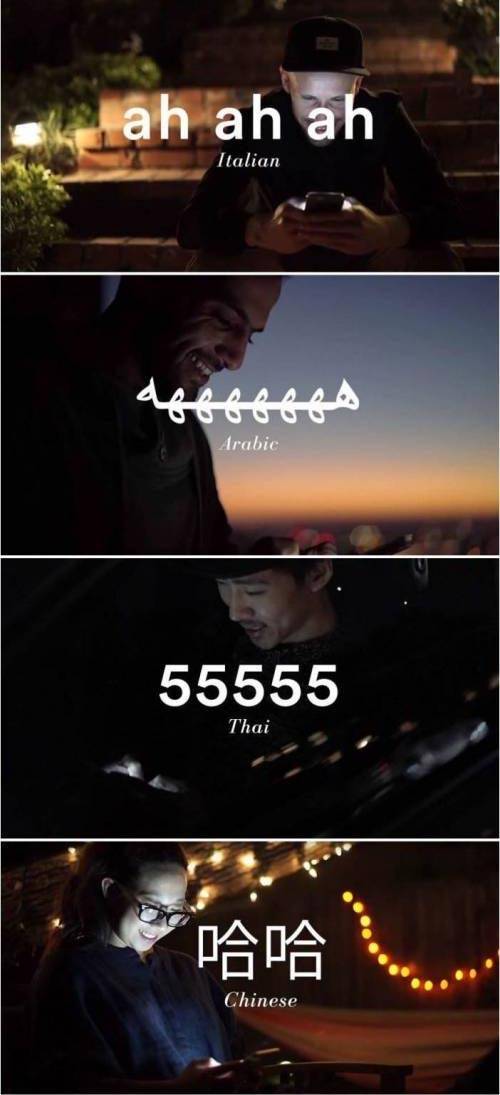 세계 각국의 사람들이 웃는 법