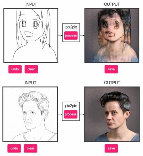 사람 얼굴을 그리면 실사화 해주는 사이트.jpg