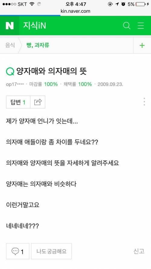 2009년부터 유행했던 양자매