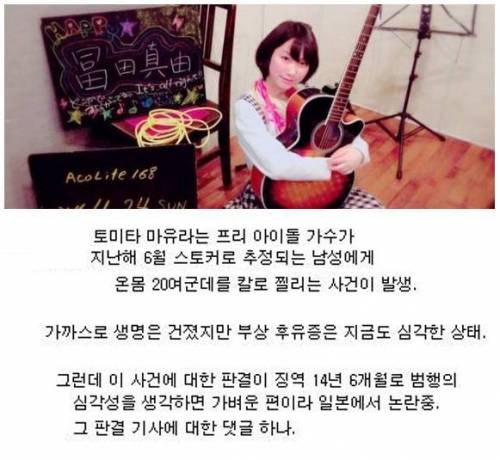 일본 살인미수사건 판결기사의 댓글..jpg