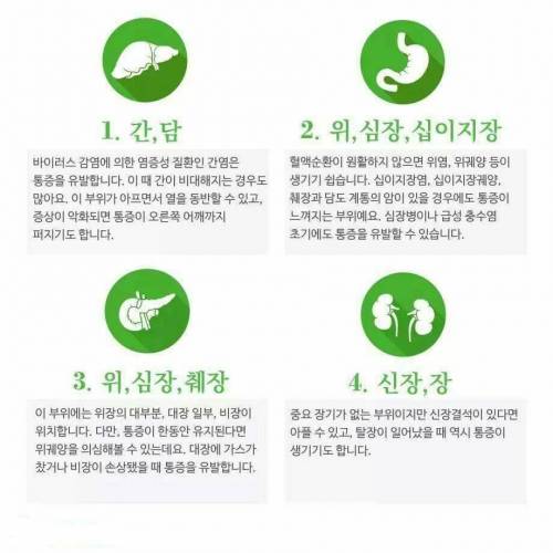 아픈 부위로 보는 내장 건강 .jpg