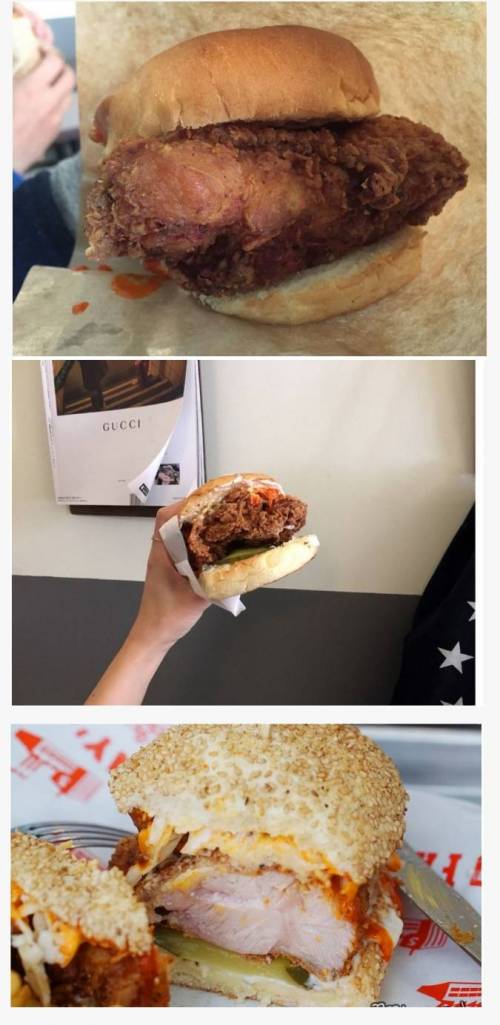 서울에서 판다는 치킨 버거.jpg